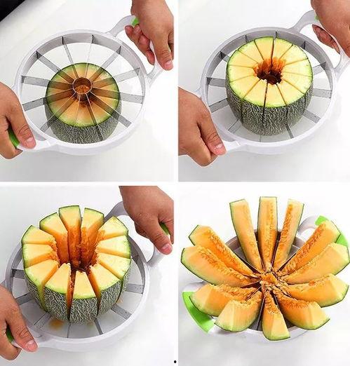 吃瓜切手指,小心！